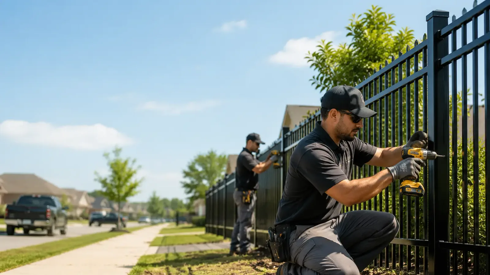 Metal Fence Installation in Greencastle, IN